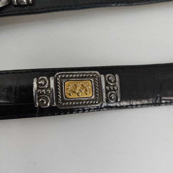 Brighton Vintage Museum Collection Black Leather Decorative Coins M - Picture 6 of 13